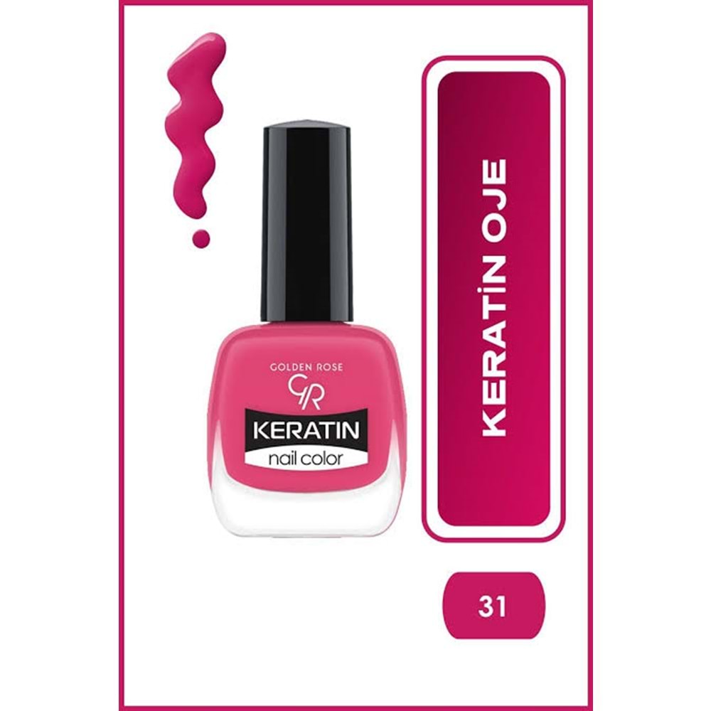 GOLDEN ROSE KERATIN NAIL COLOR 31