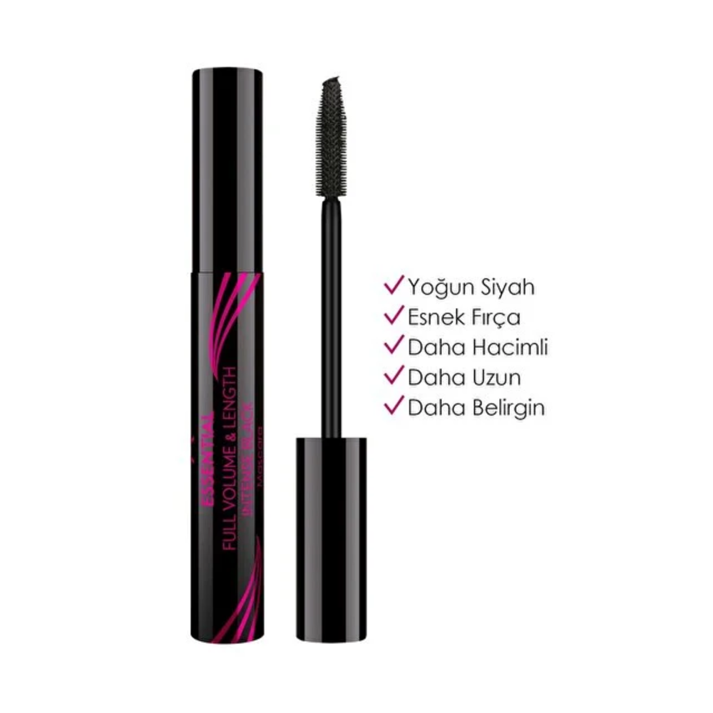 GOLDEN ROSE ESSENTIAL FULL VOLUME&LENGHT INTENSE BLACK MASCARA