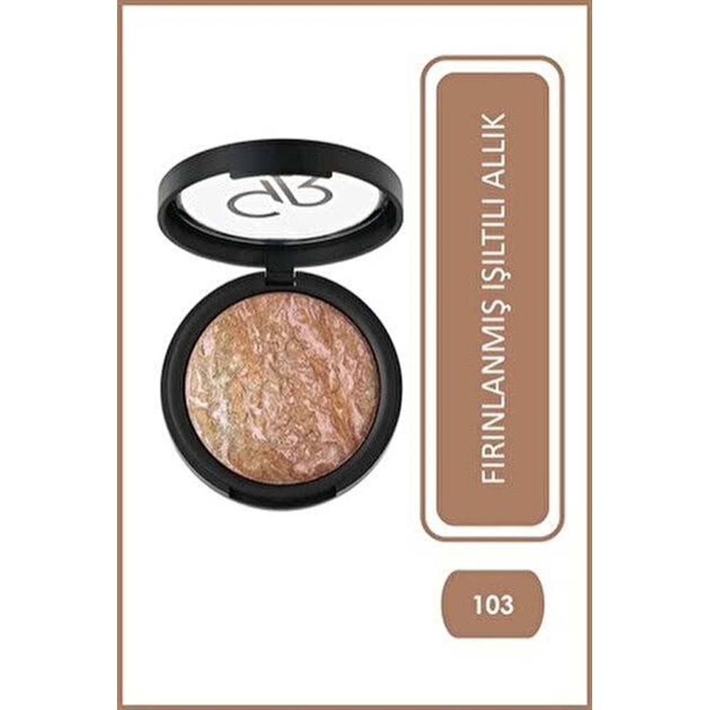 GOLDEN ROSE BAKED STARDUST 103