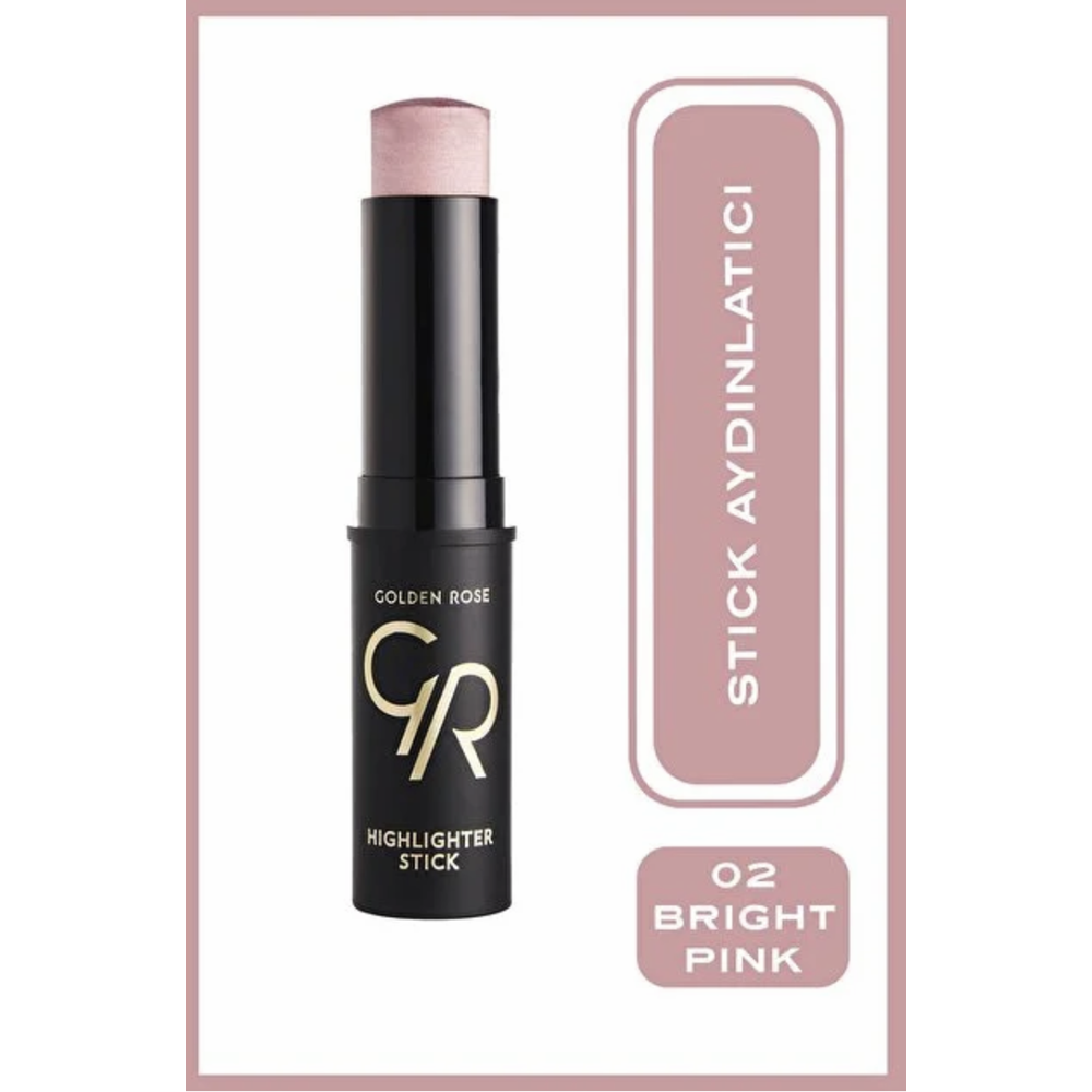 GOLDEN ROSE HIGHLIGHTER STICK 02 BRIGHT PINK