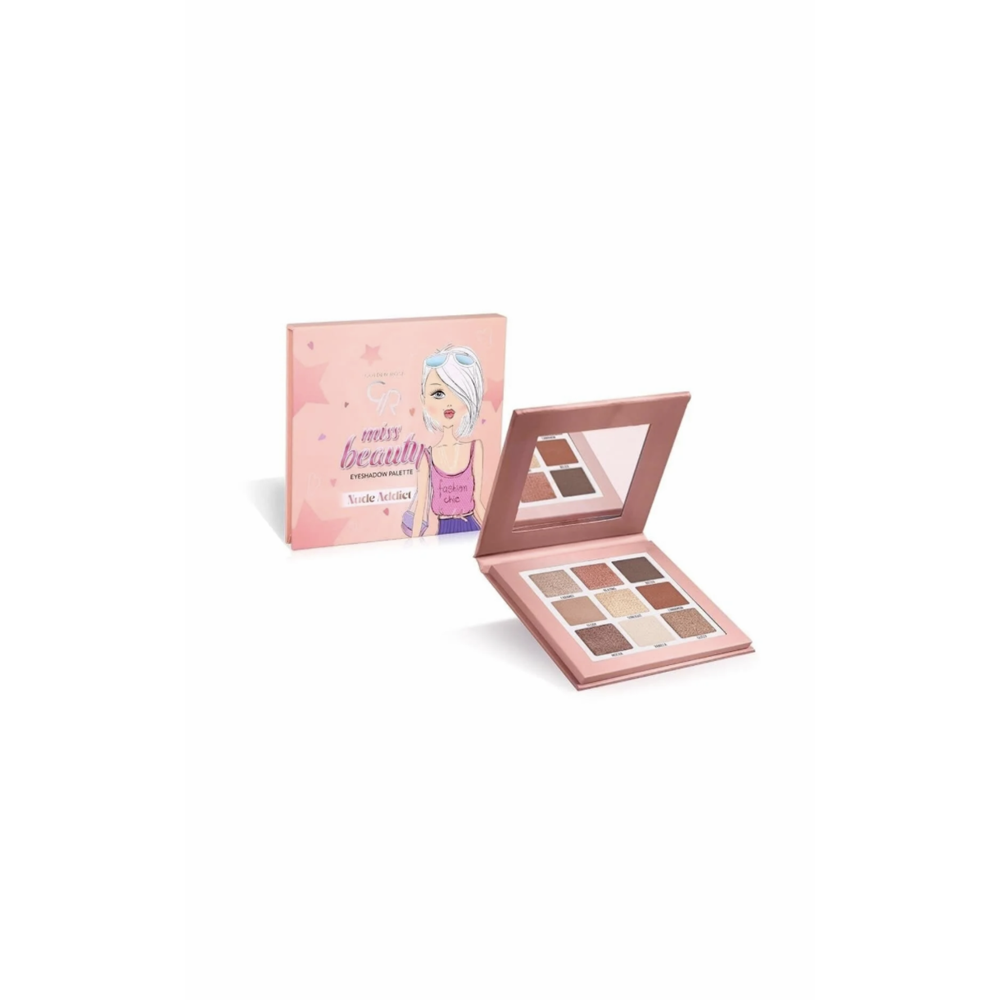 GOLDEN ROSE MISS BEAUTY EYESHADOW PALETTE NUDE ADDİET