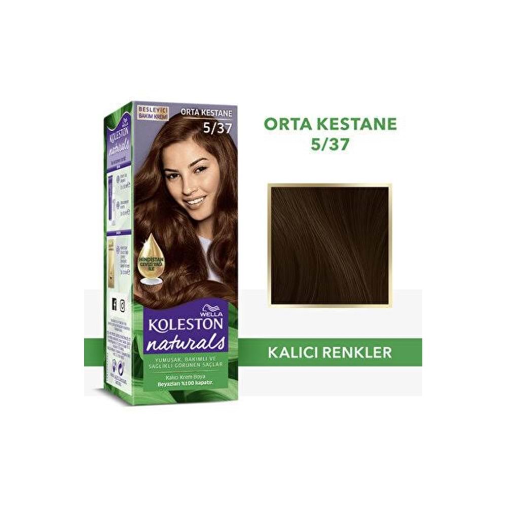 WELLA KOLESTON NATURALS 5-37 ORTA KESTANE