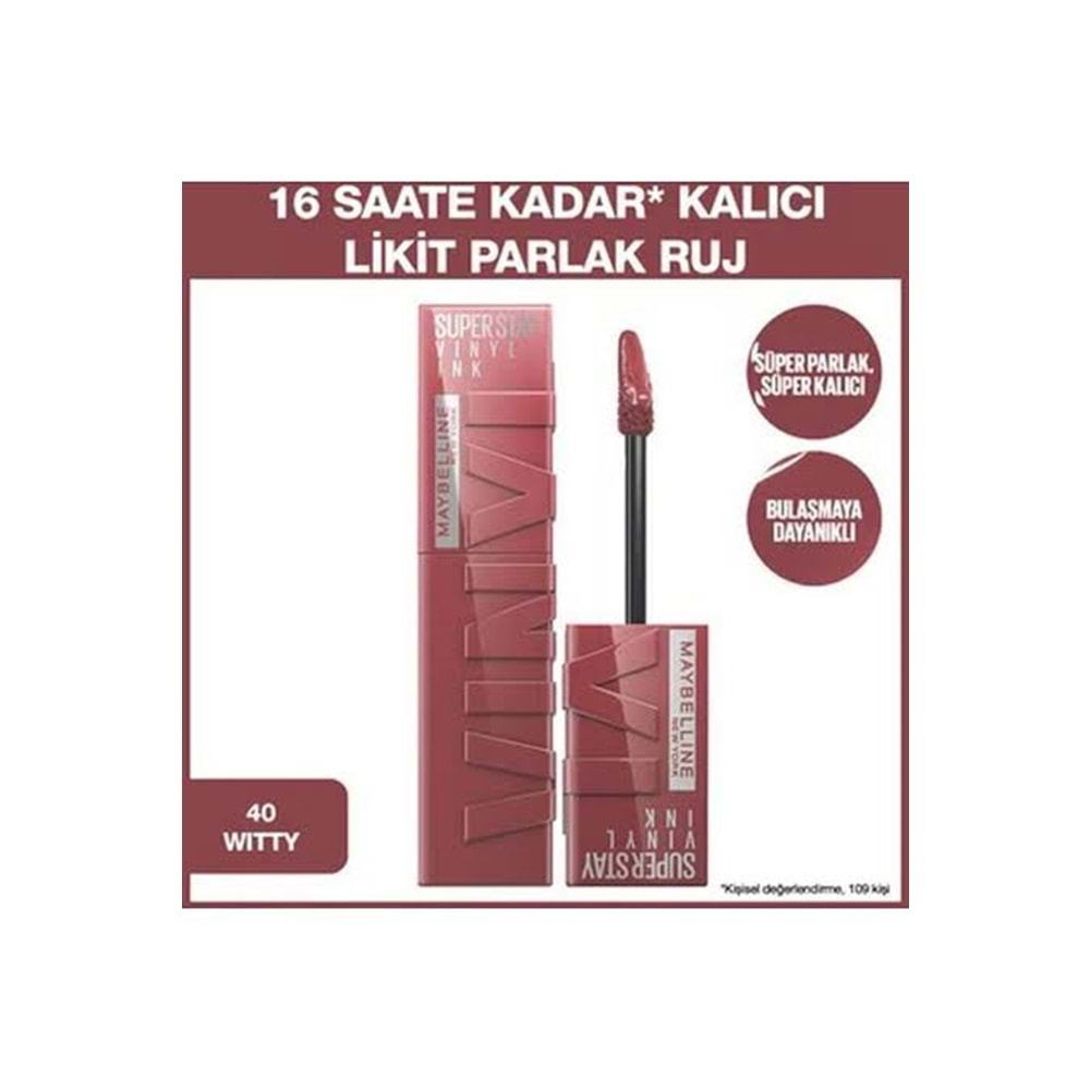 MYB VINYL INK RUJ 40 WITTY