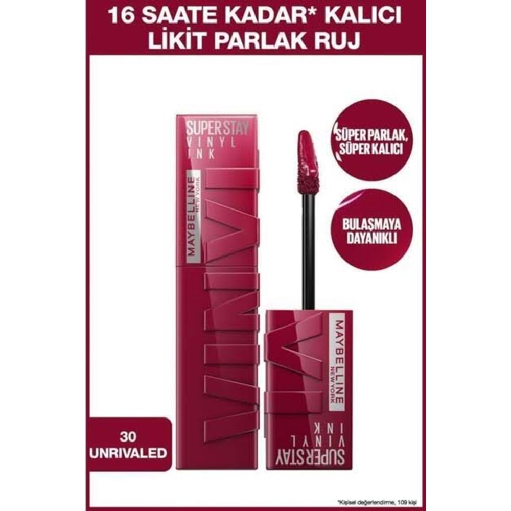 MYB VINYL INK RUJ 30 UNRIVALED