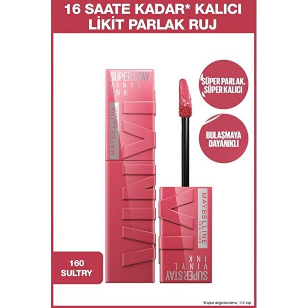 MYB VINYL INK RUJ 160 SULTRY