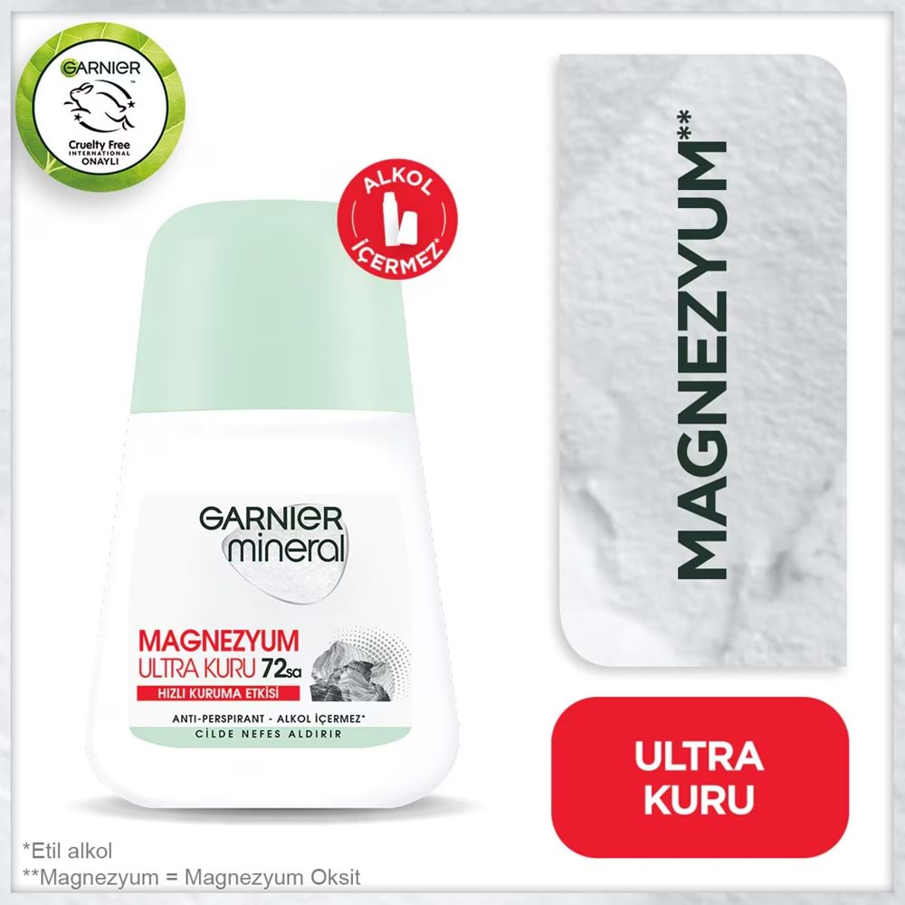 GARNIER MINERAL MAGNEZYUM ROLL-ON 50 ML