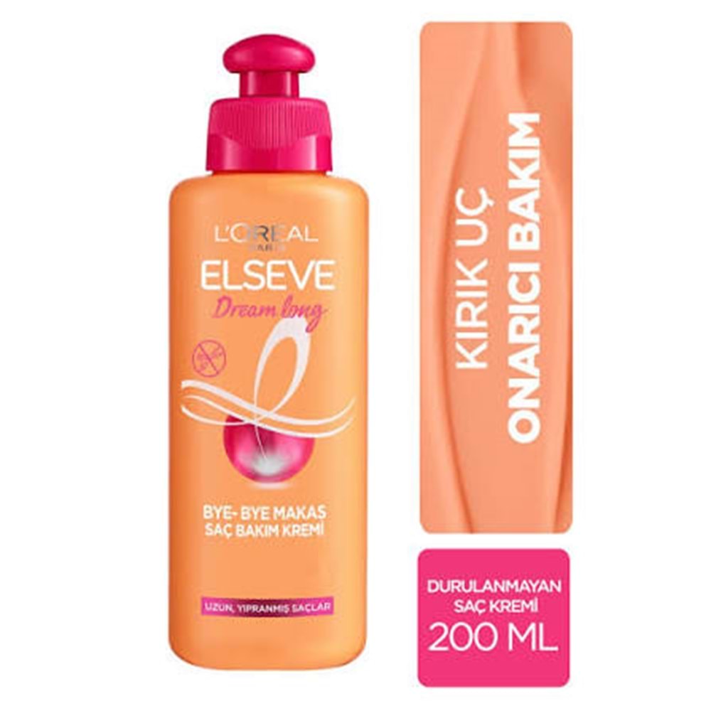 LOREAL ELSEVE DREAM LONG BYE BYE MAKAS BAKIM KREMİ 200 ML