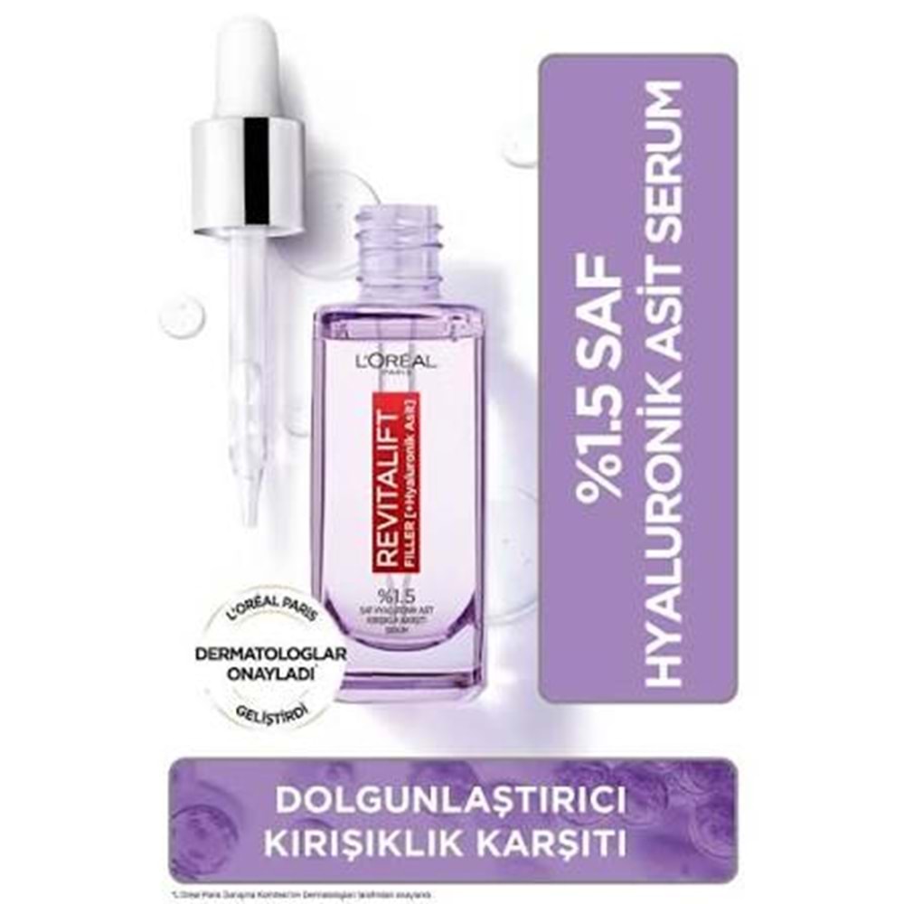 LOREAL SKIN REVITALIFT FILLER HYALURONİK ASİT DOLGUNLAŞTIRICI SERUM