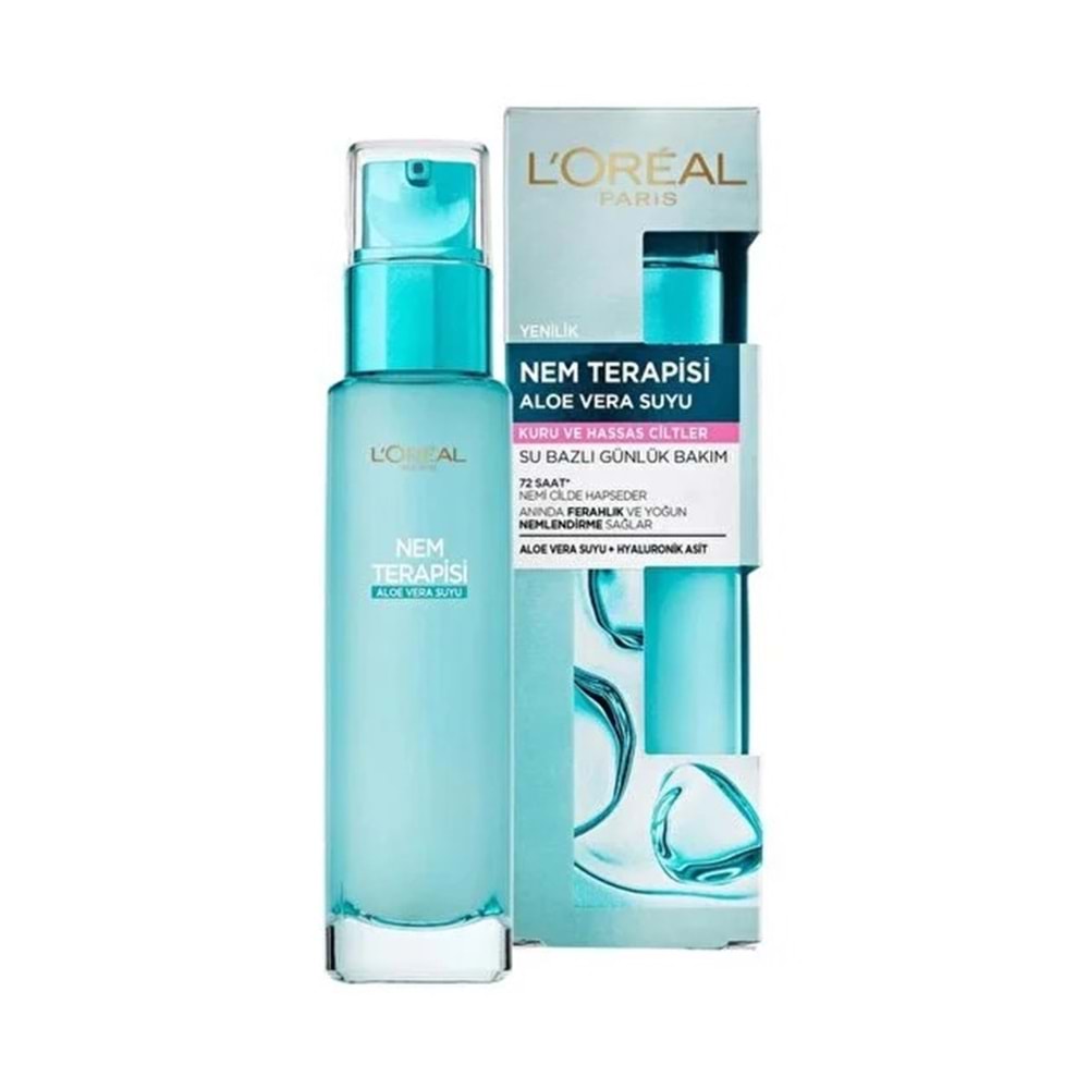 LOREAL SKIN NEM TERAPİSİ KURU VE HASSAS CİLT ALOE VERA SUYU