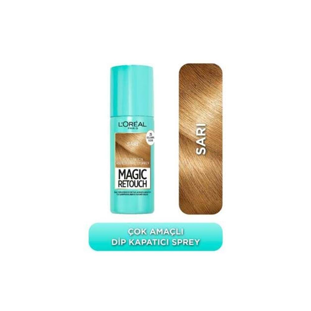 LOREAL MAGIC RETOUCH KAPATICI SPREY SARI