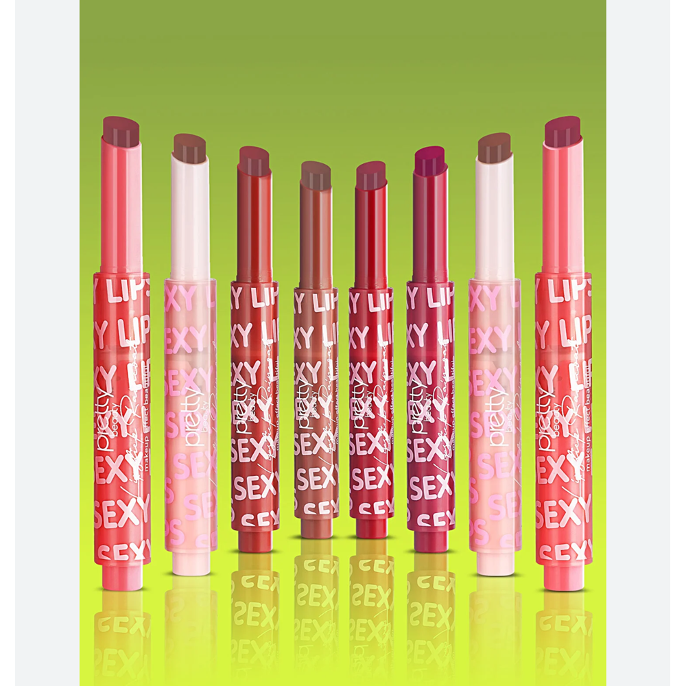 PRETTY PB-413 DOLGUN+NEMLİ+PARLAK LIPSTICK 07