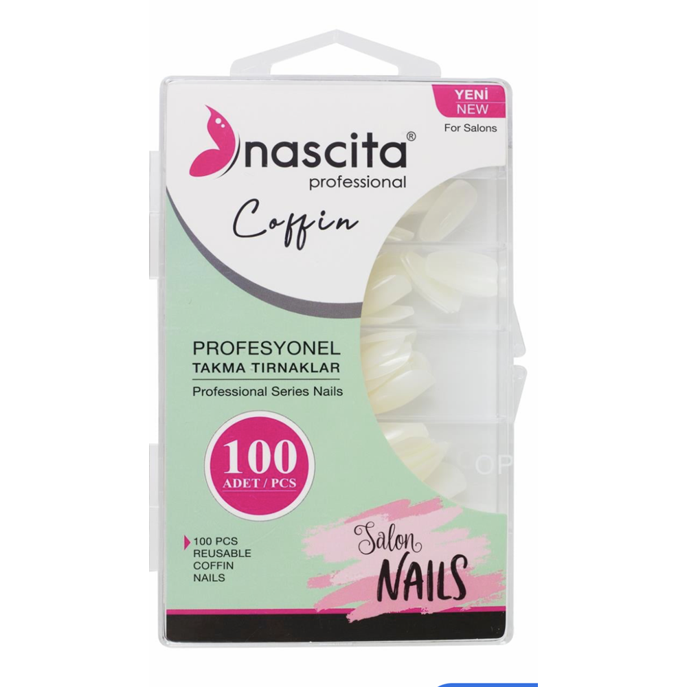 NASCITA PRO TAKMA TIRNAK 100LÜ COFFIN 169