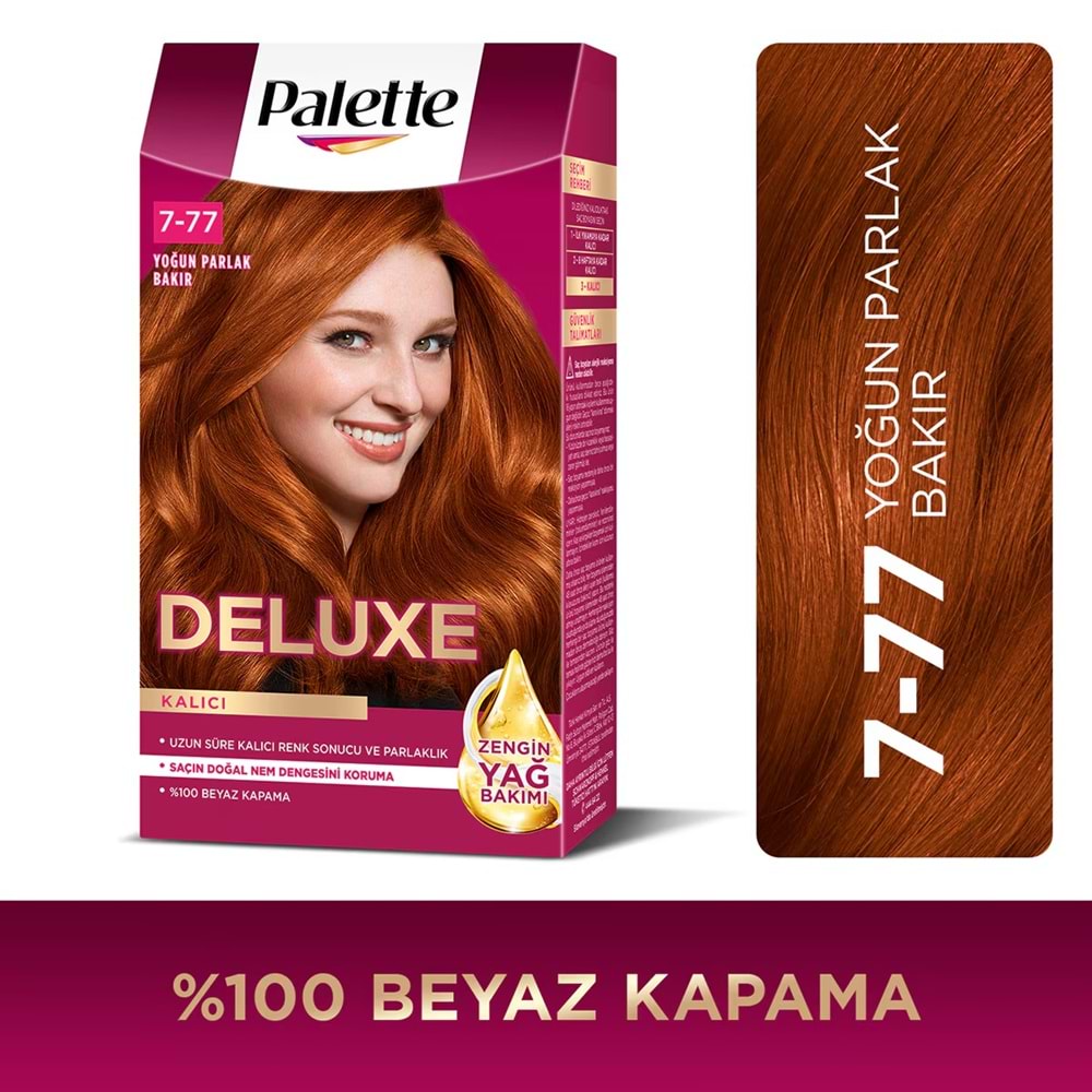 PALETTE DELUXE YOĞUN PARLAK BAKIR 7-77