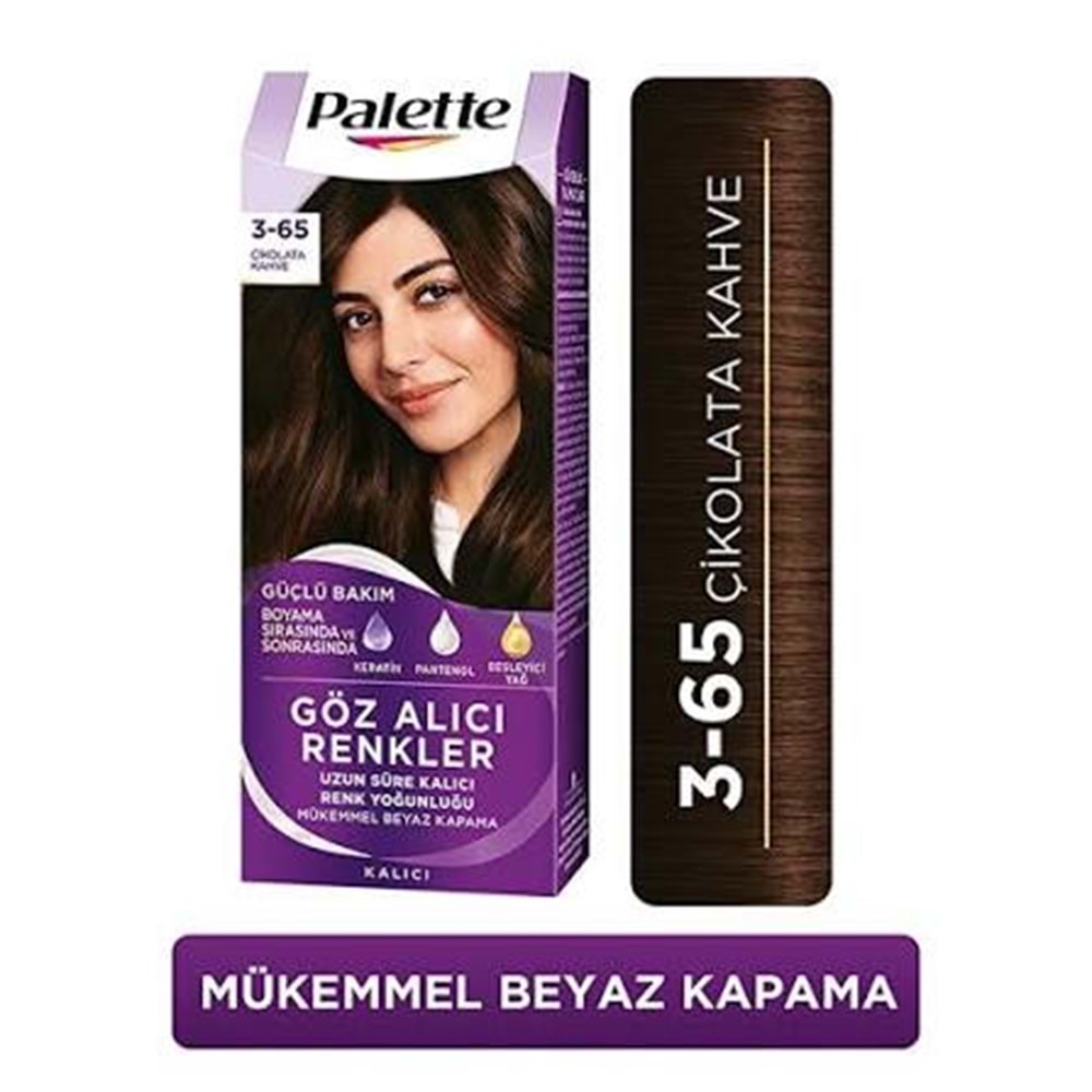 PALETTE GÖZ ALICI RENKLER ÇİKOLATA KAHVE 3-65
