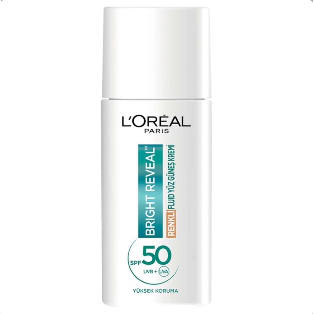 LOREAL SKIN BRIGHT REVEAL YÜZ GÜNEŞ KREMİ MEDIUM