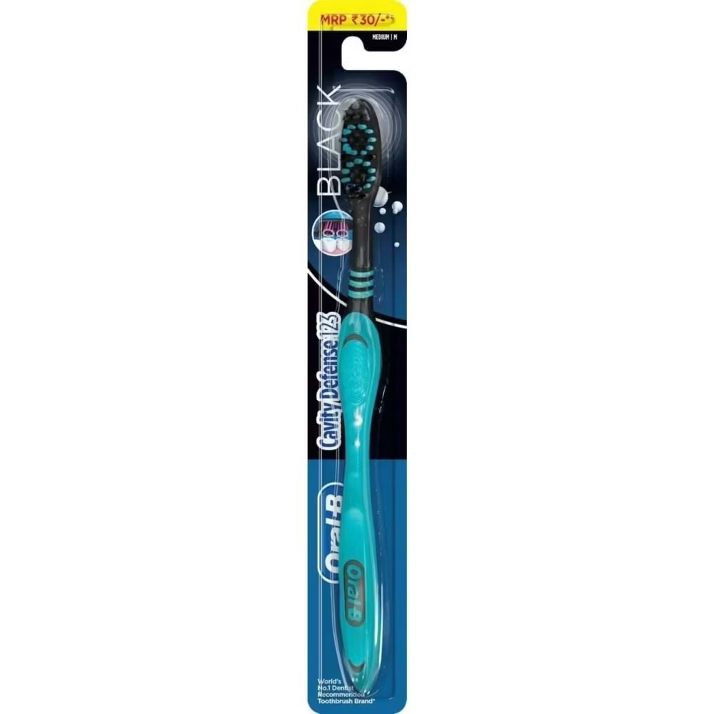 ORAL-B CAVITY DEFENSE BLACK DİŞ FIRÇASI ORTA