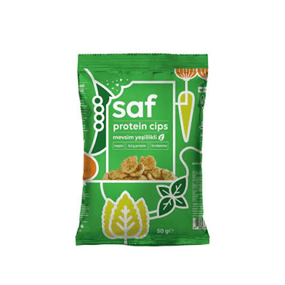 SAF NUTRITION MEVSİM YEŞİLLİKLİ PROTEİN CİPS 50 GR
