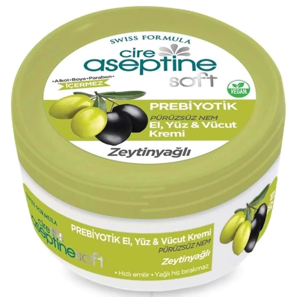 CİRE ASEPTİNE SOFT ZEYTİNYAĞLI EL YÜZ VE VÜCUT KREMİ 30 ML