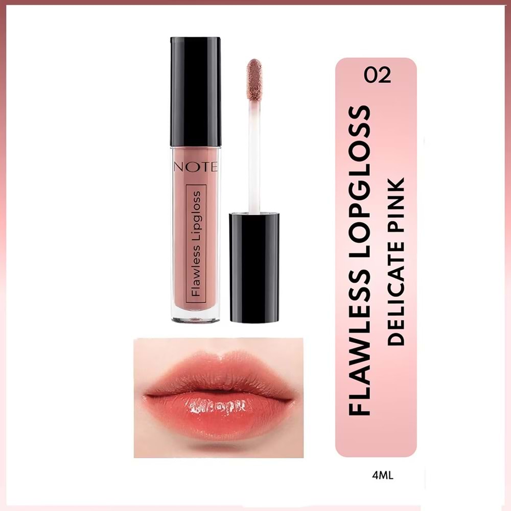 NOTE FLAWLESS LIPGLOSS NO 02