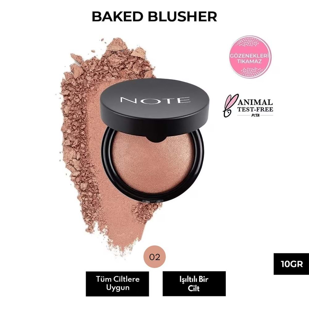 NOTE BAKED BLUSHER NO 02