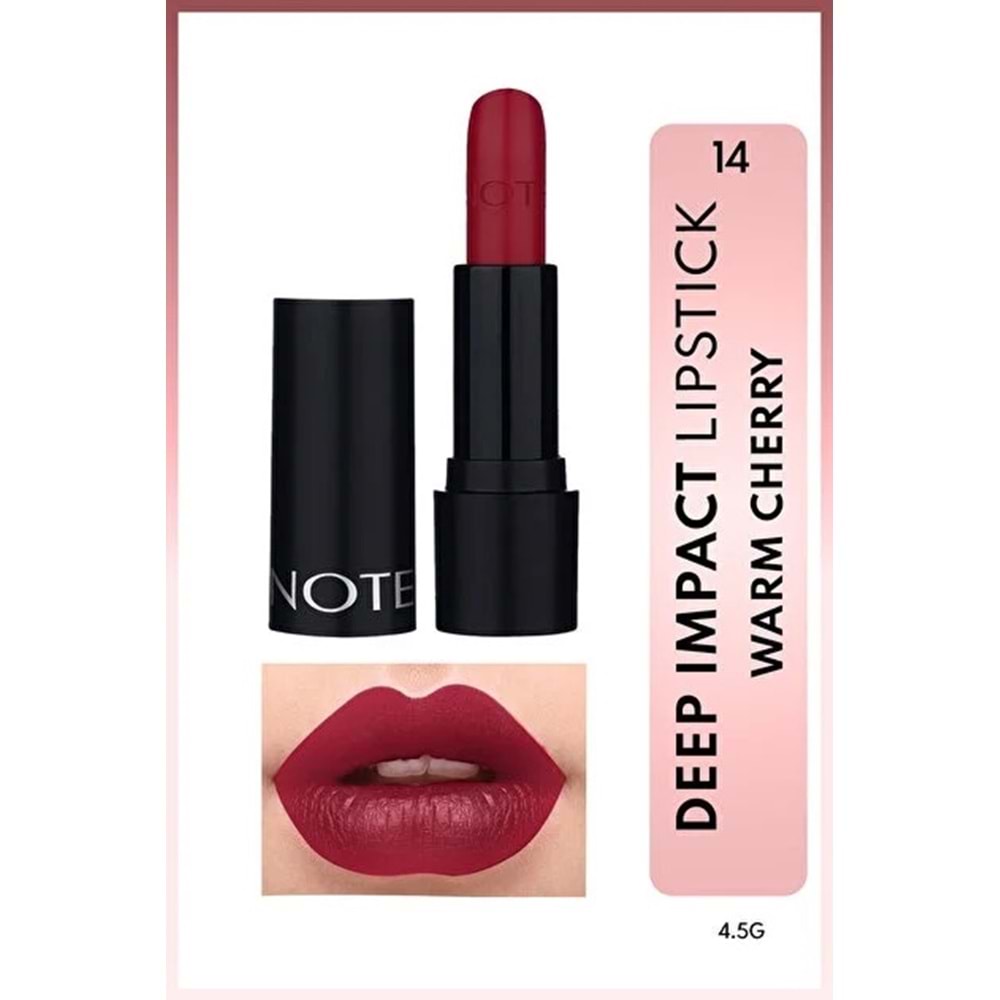 NOTE DEEP IMPACK LIPSTICK NO 14