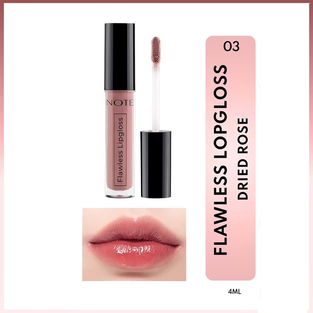 NOTE FLAWLESS LIPGLOSS NO 03