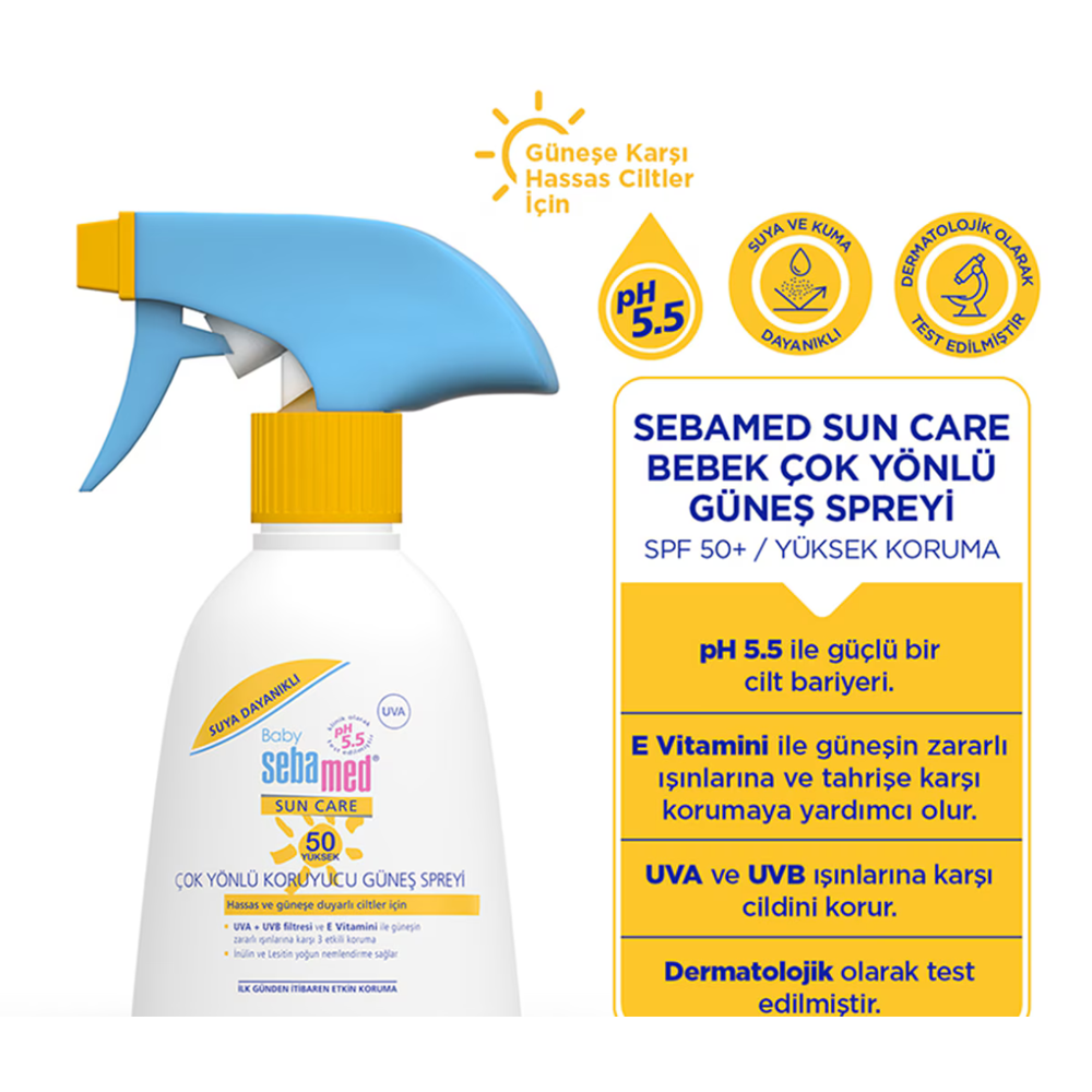 SEBAMED BABYSUN SPF 50 GÜNEŞ KORUYUCU SPREY 200 ML