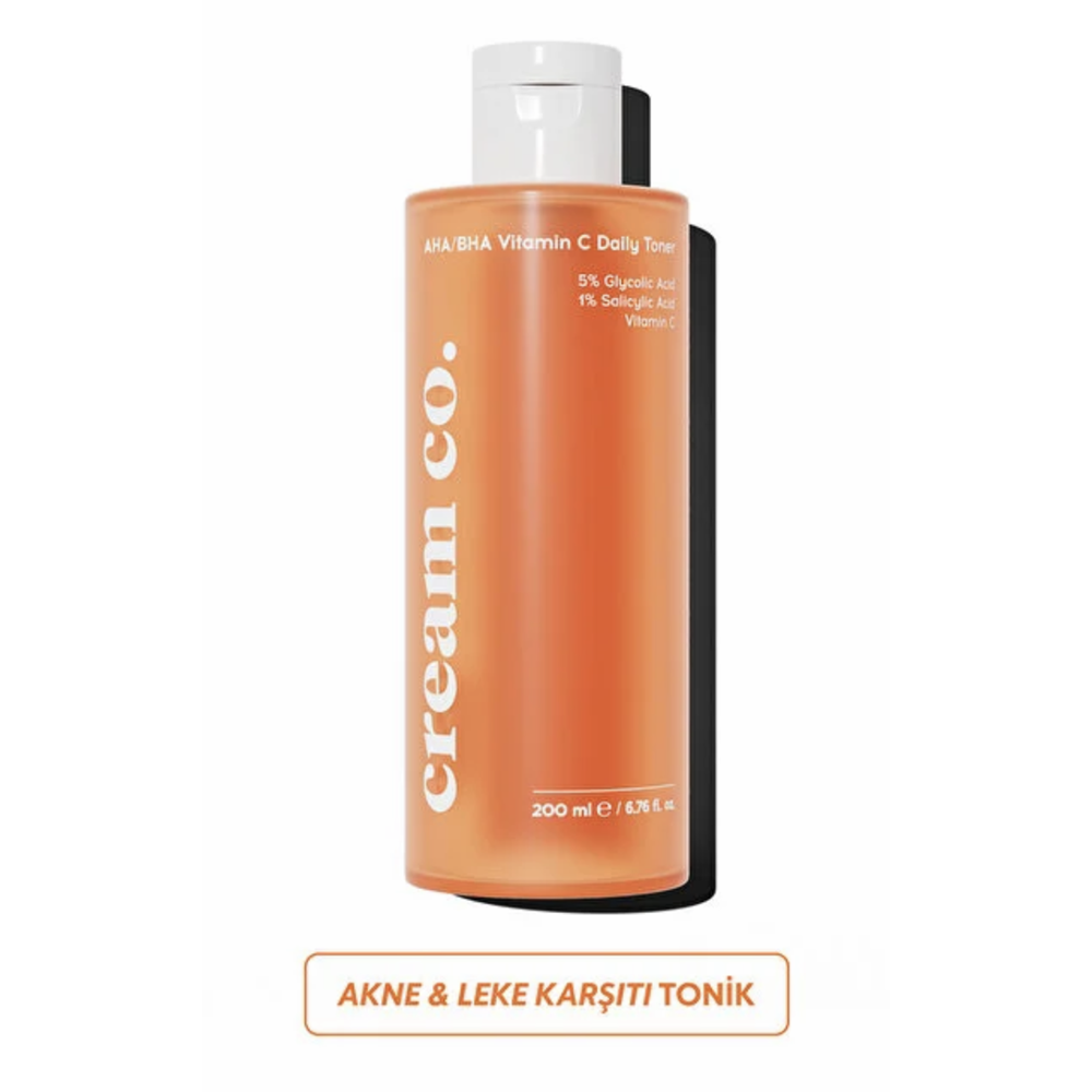 CREAM CO. AHA/BHA VİTAMİN C DAİLY TONER 200 ML