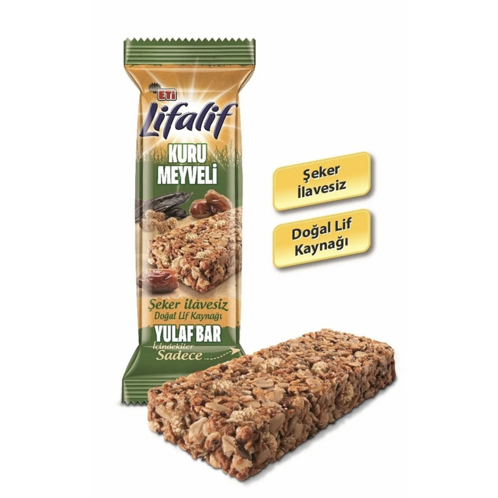 ETİ LİFALİF KURU MEYVELİ YULAF BAR 35G