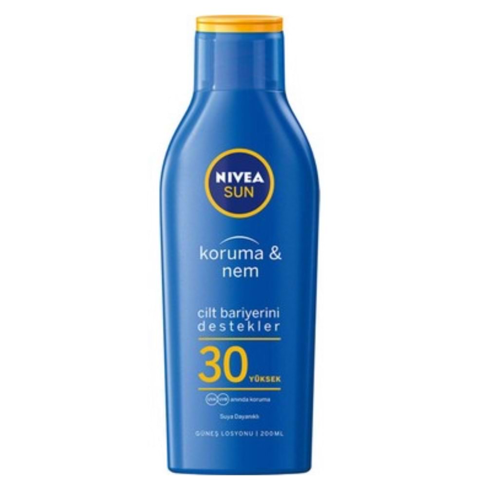 NIVEA SUN GÜNEŞ SÜTÜ KORUMA & NEM 30 GKF 200 ML
