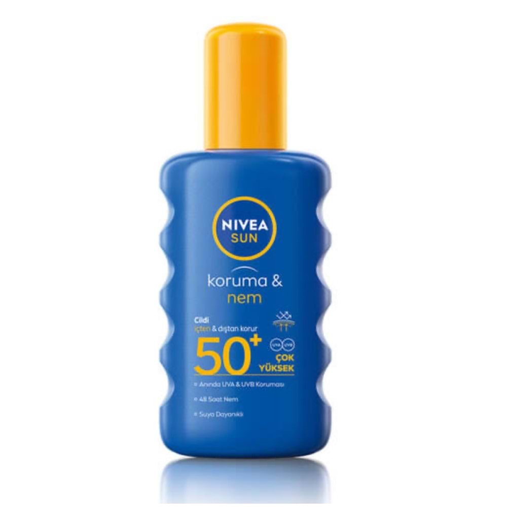 NIVEA SUN GÜNEŞ SPREYİ KORUMA & FERAHLIK 50 GKF 200 ML
