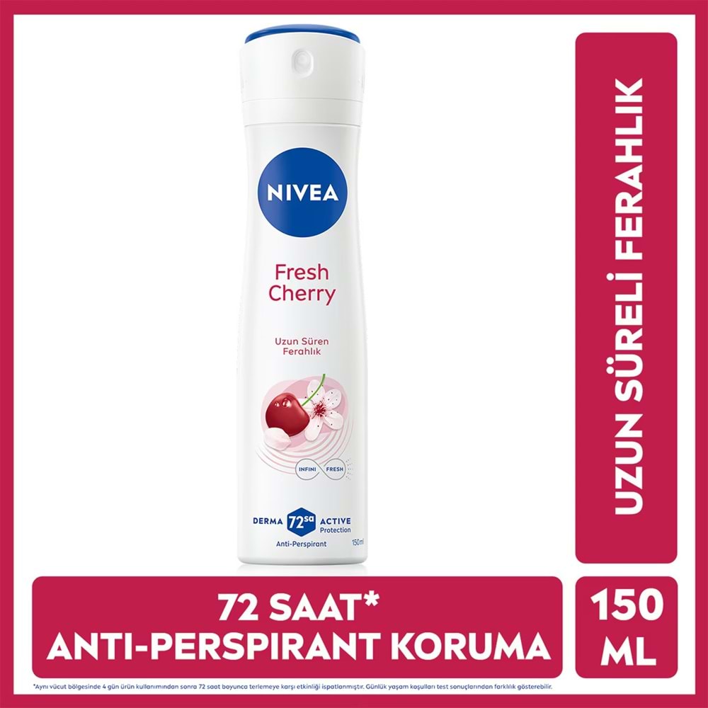 NIVEA FRESH CHERRY KADIN DEODORANT 150 ML