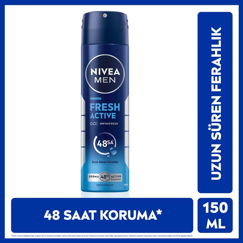 NIVEA MEN FRESH ACTIVE DEODORANT 150 ML