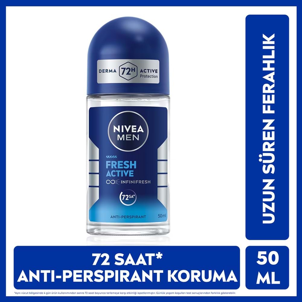 NIVEA MEN FRESH ACTIVE ROLL-ON 50 ML