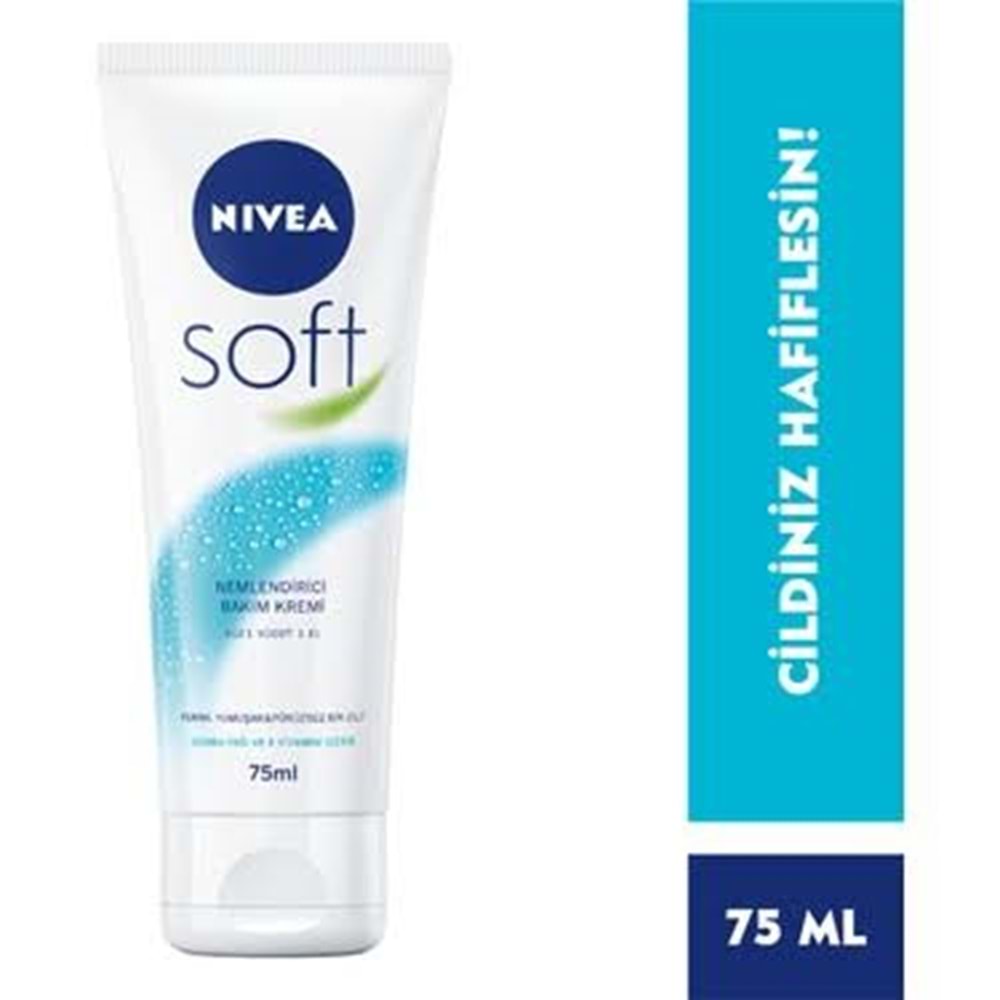 NIVEA SOFT NEMLENDİRİCİ BAKIM KREMİ 75 ML