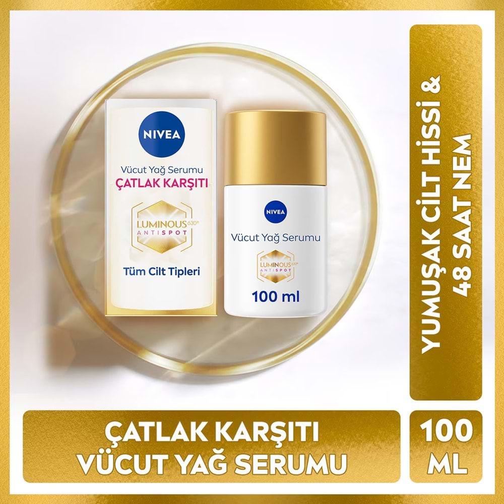 NIVEALUMINOUS 630 ÇATLAK KARŞITI VÜCUT YAĞ SERUMU 100 ML