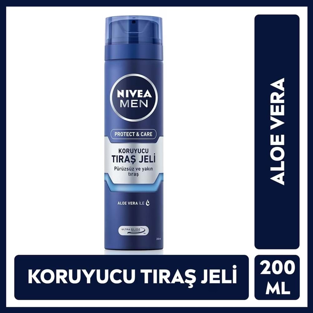 NIVEA MEN PROTECT&CARE NEMLENDİRİCİLİ TIRAŞ JELİ 200 ML