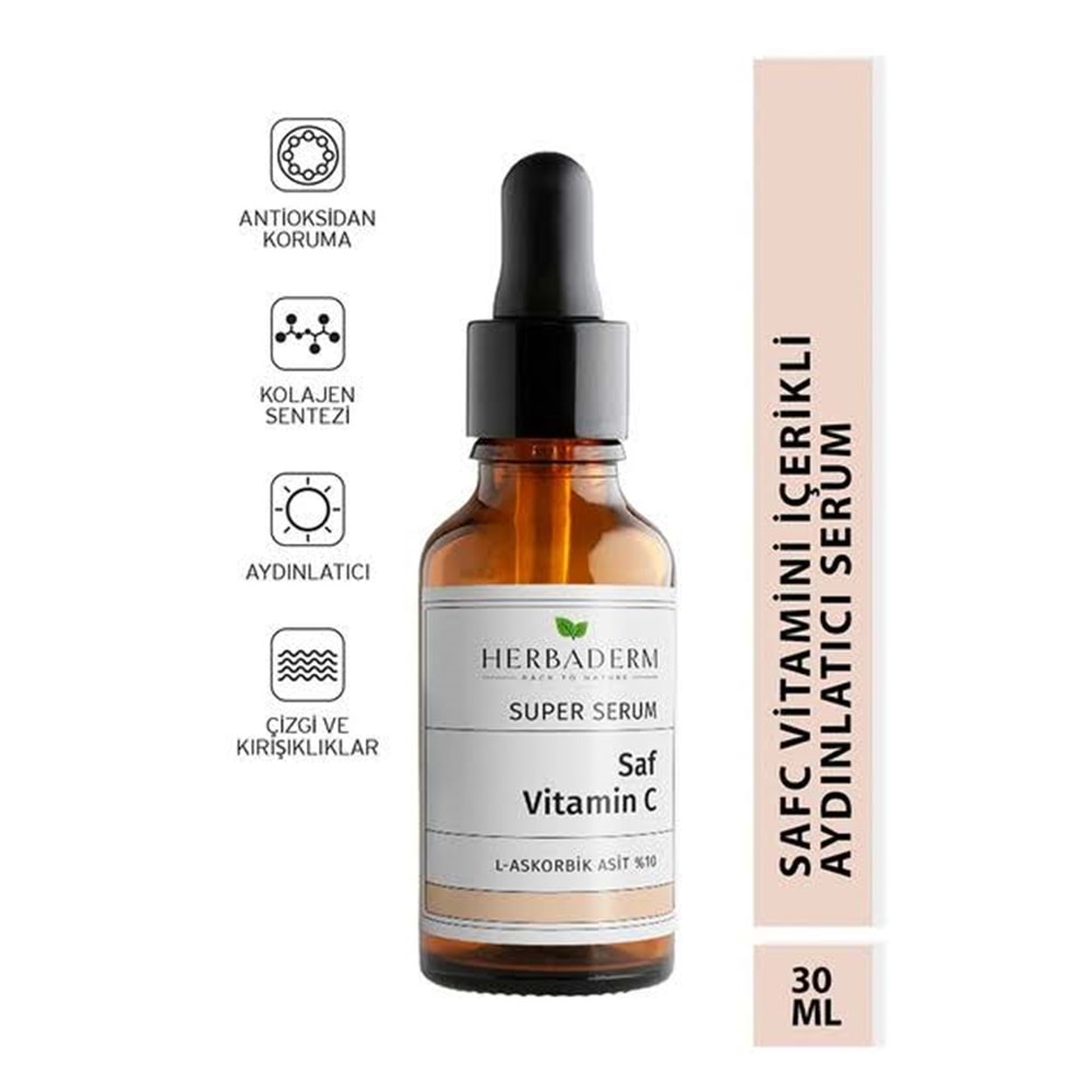 HERBADERM SUPER SERUM SAF VİTAMİN C 30 ML