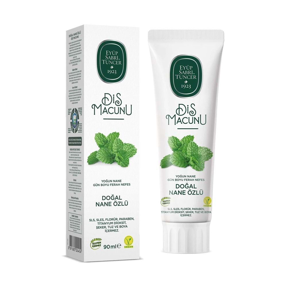 EST DOĞAL NANE ÖZLÜ DİŞ MACUNU 90 ML