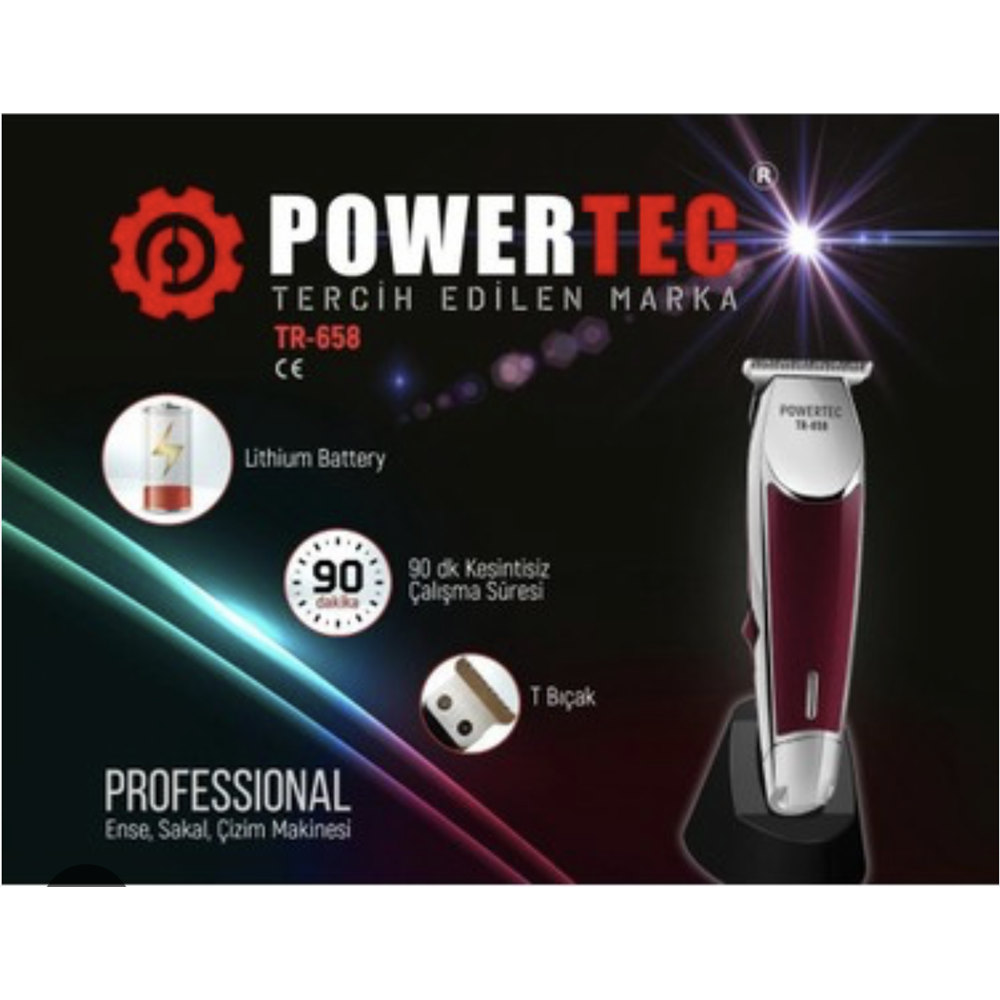 POWERTEC TR 658 TRAŞ MAKİNESİ