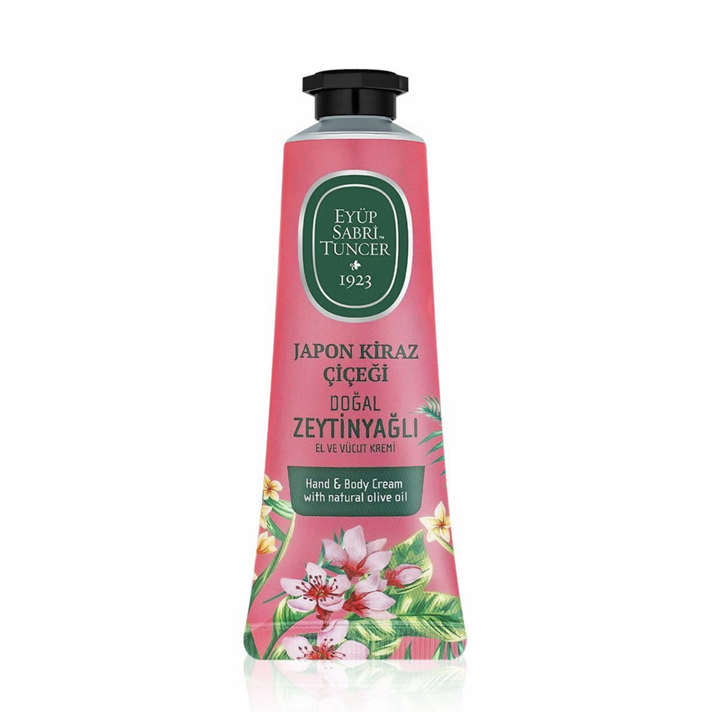 EST JAPON KİRAZ ÇİÇEĞİ DOĞAL ZEYTİNYAĞLI EL VE VÜCUT KEMİ 50 ML
