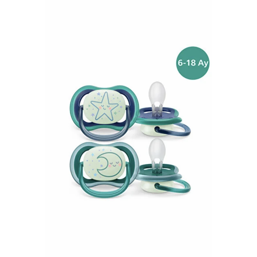 PHILIBS AVENT ULTRA AIR GECE EMZİK 6-18 AY 2Lİ ERKEK