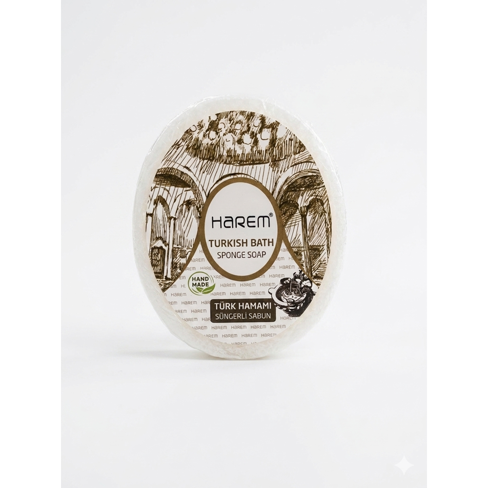 HAREMS TÜRK HAMAMI SÜNGERLİ SABUN 120 GR