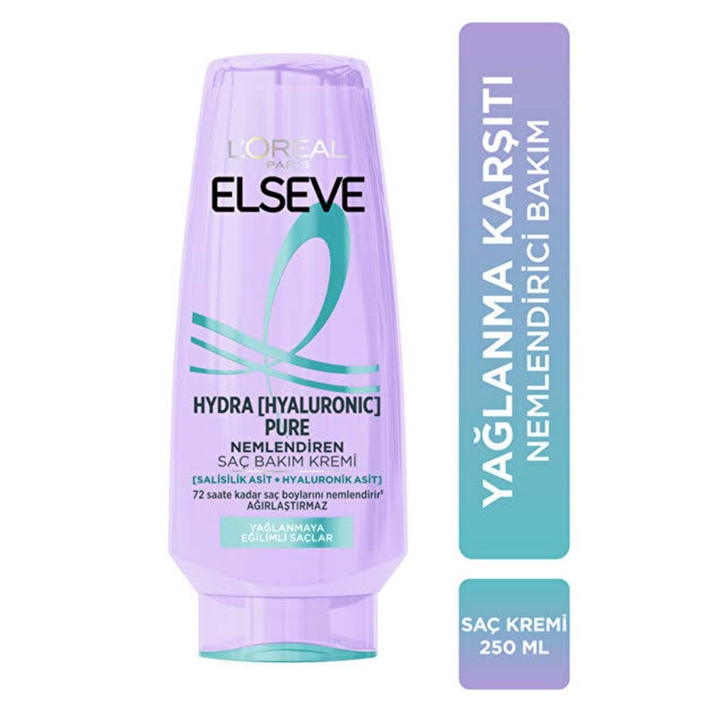 LOREAL ELSEVE HYDRA PURE SAÇ KREMİ 250 ML