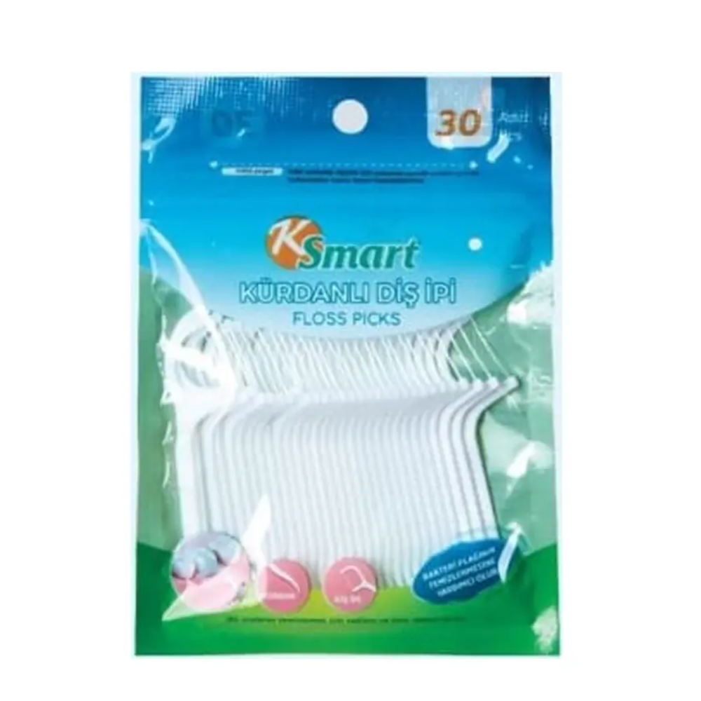 K SMART KÜRDANLI DİŞ İPİ 30LU