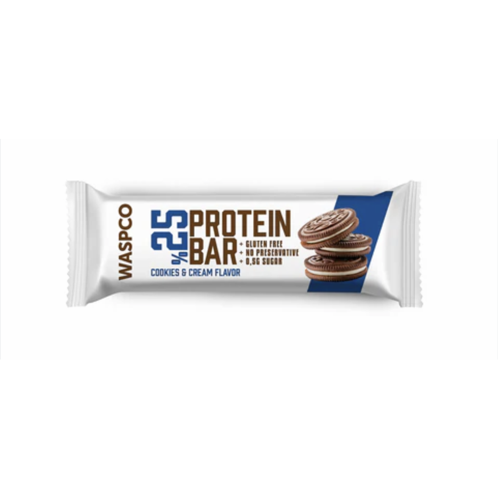 WASPCO BİSKÜVİ ARO. BİTTER ÇİKOLATA KAPLI PROTEİN BAR 36G