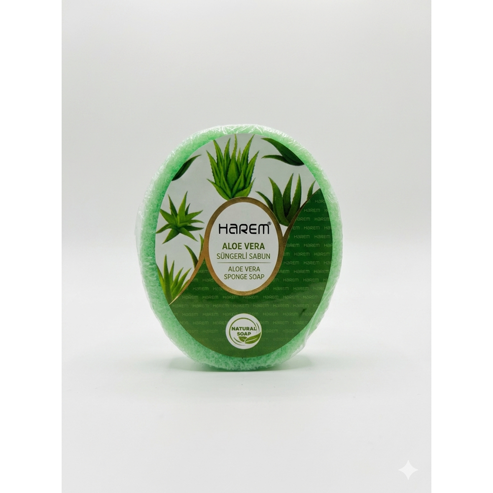 HAREMS ALOE VERA SÜNGERLİ SABUN 125 GR