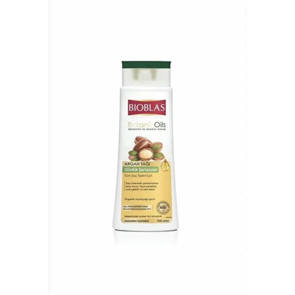 BIOBLAS ARGAN YAĞI GÜNLÜK ŞAMPUAN 500 ML