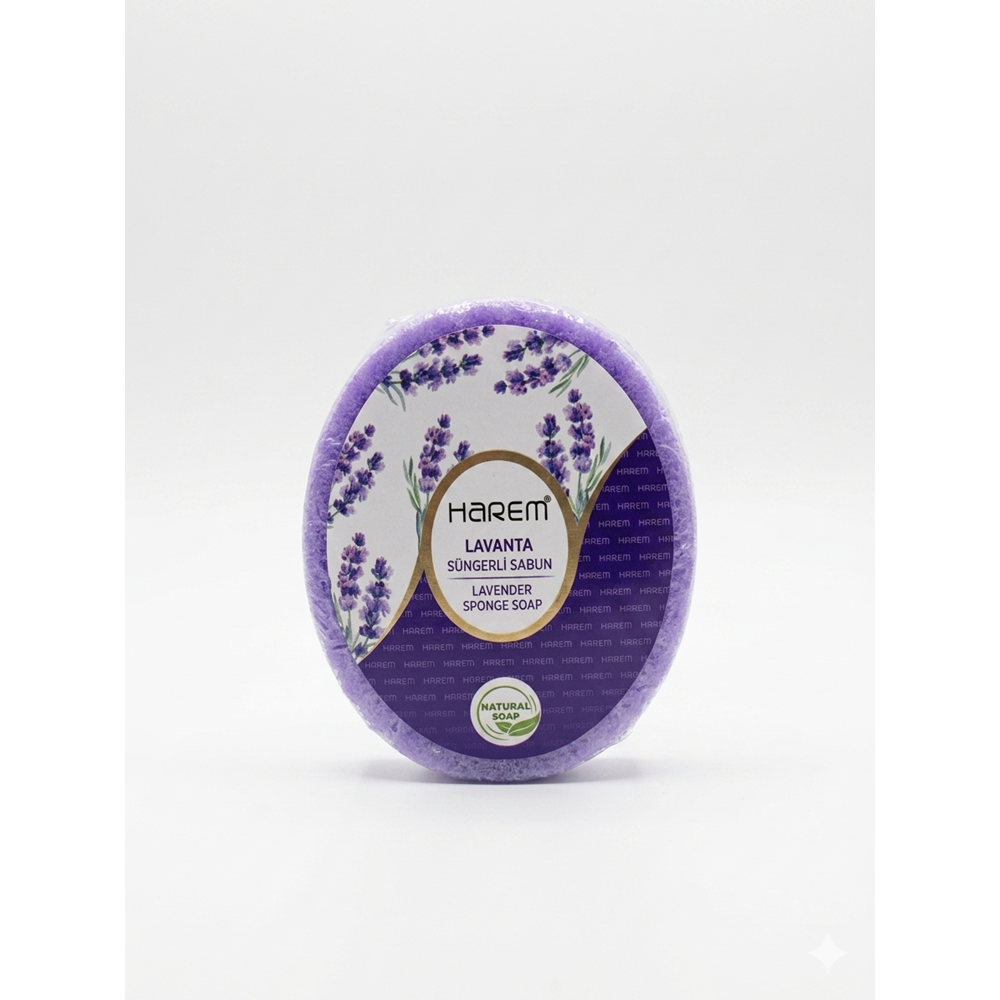 HAREMS LAVANTA SÜNGERLİ SABUN 135 GR