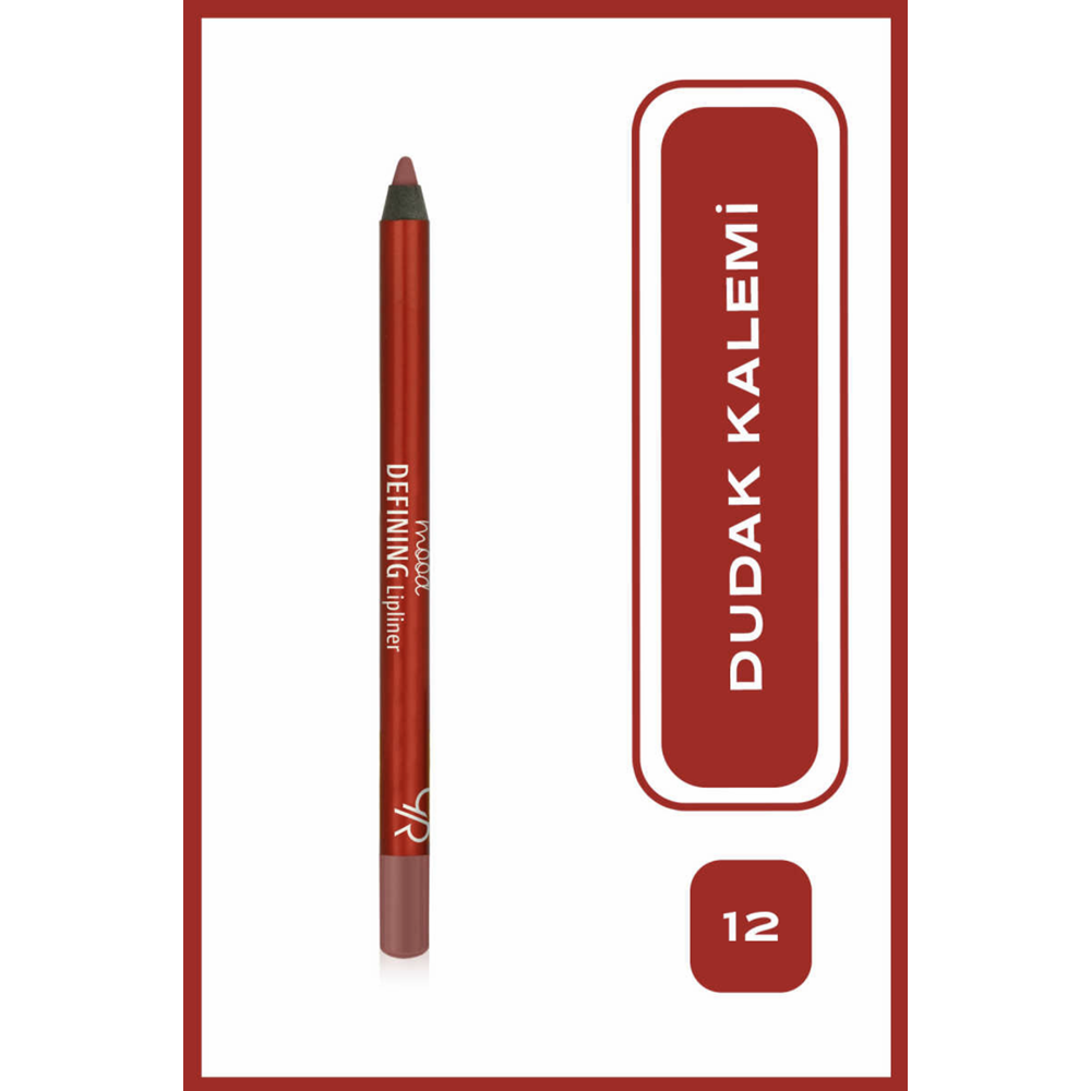 GR MOOD DEFINING LIPLINER NO:12 TUFFY BRICK